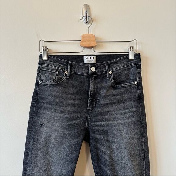 Agolde-Sophie Hi Rise Skinny In Silence (Size:28) - Picture 4 of 10